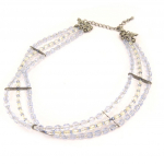 Les Tr&eacute;sors De Lily [D5822] &ndash; taevasinine disainer &bdquo;Kianda Glam&rdquo; Choker sinine