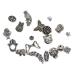 20x tiibeti h&otilde;bedast assortii inglitiiva sulamist risti kassi s&uuml;dame vahehelmeid 6-16mm h&otilde;be