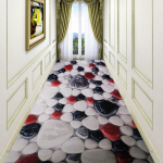 3D-koridori vahek&auml;igu vaipade vaibad kirikulava koridori vaipade vahek&auml;ikude matid p&otilde;randavaibad 140cm*400cm