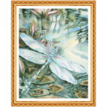 T&auml;ielik teemantmaal. Dragonfly tikandid Klassikaline stiil kaunistatud elutuba Hea kingitus 20X30CM