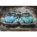 Maastikuteemantmosaiikide m&uuml;&uuml;k T&auml;isruudu puur, kaks autot 5D DIY Teemantmaaling Scenery elutoa sisustus 20X30CM