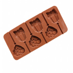 Bowknot armastuse s&uuml;damekujuline keskkonnas&otilde;bralik toit silikoonist pulgakommi vormi &scaron;okolaadivorm &scaron;okolaad