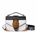 Crossbody kott L&otilde;vipea lai &otilde;larihm &Otilde;lakott K&auml;ekott Metal Lady K&auml;ekott 27cm*6cm*21cm valge