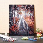 DIY v&auml;rvid numbrite j&auml;rgi &otilde;limaali komplekt L&otilde;uend DIY &otilde;limaal numbrite j&auml;rgi Seinakunsti kaunistused kodukinki kunstiks ja hobideks 40x50cm no frame