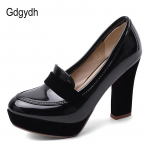 Naiste k&otilde;rge kontsaga kingad kevadsuvi ehtsast nahast naiste pumbad platvorm Seksikas kleit jalatsid Ol kingad 35 must