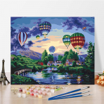 DIY maalimine numbrite j&auml;rgi Kunst Kodukaunistamine Numbrid Maalimine K&auml;sit&ouml;&ouml; Hobid Digitaalne &otilde;limaal 40x50cm no frame