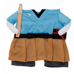 1 tk Lemmikkasside koerte riided Halloweeni armsad lemmikloomariided samurai, naljakas p&uuml;stine kost&uuml;&uuml;m Kleit Lemmikkassid Koerad Mopsid Chihuahua Yorkshire L