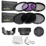 55/52/58/67/72/77 mm objektiivi filtrikomplekt UV+CPL+ FLD + ND (ND2 ND4 ND8) Avec kandekott 52mm