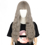 MISS WIG 24-tolline pikk hall parukas Liu Haihai Wave parukaga s&uuml;nteetilisest kiust parukas Naiste pikk parukas Naturaalne parukas Cosplay/igap&auml;evane/peoparukas