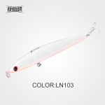 Kingdom Kingdom Merep&uuml;&uuml;gi landid, aeglaselt uppuvad pliiats 17g 124mm / 30g 124mm k&otilde;vad s&ouml;&ouml;dad VMC konksud Bass Fishing Bait mudel 5383