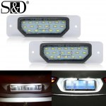 2tk Canbus LED numbrim&auml;rgi tulede pirn Infinit FX35 45/S50/Q45/I30/I35/M37/M56 Q70 Nissan Fuga Cefiro autolampide jaoks