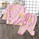 Armsad laste kodukandmise &uuml;likonnad, suvine puhtast puuvillast poistele ja t&uuml;drukutele m&otilde;eldud multifilmi pidžaamad 80cm