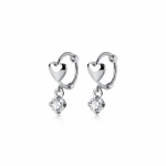 ANENJERY Tsirkoon Tutt Love Heart Hoop k&otilde;rvar&otilde;ngad naistele &Otilde;rn magus peoehte kingitus