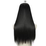 MISS WIG ilma klambrita n&auml;htamatu traat juuksepikendused 16 22 32 tolli s&uuml;nteetiline laine looduslik must pruun juuksepikendus 22inches