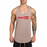 Muscleguys Fitness meeste j&otilde;usaal stringer tank top meeste kulturismi riided treening singli T&otilde;stmine Spordir&otilde;ivad Varrukateta s&auml;rk M must