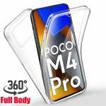 jaoks XIAOMI POCO X5/ X5 Pro M4 Pro 4G 5G X4 Pro 5G Redmi Note 12 Pro Full Body 360 kraadi telefoni&uuml;mbris silikoonist l&auml;bipaistev kate taga ja pehme TPU esikorpused Xiaomi POCO X5 5G puhas