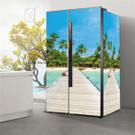 Meremaastik K&uuml;lmkapi kleebised K&uuml;lmikule Tapeet Vin&uuml;&uuml;l Isekleepuv maastik kaunistus Ranna s&uuml;gavk&uuml;lmiku kilekate K&ouml;&ouml;k 40x120cm(1pcs)