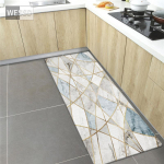 P&otilde;hjamaade geomeetrilisest marmorist k&ouml;&ouml;gimatt, jooksjavaip, koridorivaip, voodimatt 40x60cm