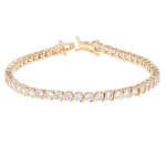 Les Tr&eacute;sors De Lily [R7214] - kullatud k&auml;ev&otilde;ru  Rivi&egrave;res de Cristal  valge kuld - 18 cm 4 mm valge