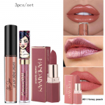 3tk/komplekt Beautiful Girl Dream Color Chameleon Diamond Glitter huulel&auml;ige huulepulk matt huulepulk veekindel p&uuml;siv huulepulk 138