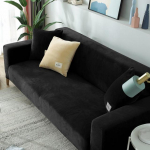 Velvet Plush diivani kate Elastne paks veniv tugitooli diivani kate nurgadiivani katted elutuppa L kujuga 1/2/3/4 istekohaga 3-Seater 190-230cm