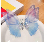 1 tk Pearl Big Butterfly juukseklambrid, marli gradientv&auml;rvilised juukseklambrid, vanad naiste v&auml;rvilised s&auml;delevad t&uuml;drukute juukseklambrid, laste juuksepeakate
