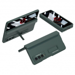 Samsung Galaxy Z Fold 4 &uuml;mbrise jaoks, millel on piilumisvastase klaasist magnetiline hing, koputusvastane k&otilde;va kate Galaxy Z Fold4 kronsteini &uuml;mbrisele For Galaxy Z Fold4