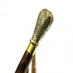 Disain vintage messingist k&auml;epide puidust pulgaga messingist jalutuskepp puidust jalutuskepp