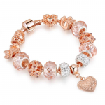 Roosa kullast s&uuml;damekujulised v&otilde;luk&auml;ev&otilde;rud Moeehted Helmestega k&auml;ev&otilde;ru S&uuml;nnip&auml;eva j&otilde;ulukingitused t&uuml;drukutele naistele 18cm roosa kuldne v&auml;rv