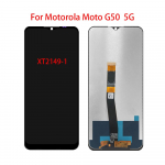 LCD-ekraan Motorola Moto G50 5G XT2149-1 LCD-ekraanile puuteekraaniga digiteerija kogu koostu asendusosa must