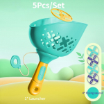 Lendavad taldrikud, kettaheitja, lapsed, lendavad m&auml;nguasjad, n&ouml;&ouml;rivisked, &otilde;uespordiga s&otilde;ukruvi, laste m&auml;nguasjad kingitus poistele, t&uuml;drukutele 5Pcs/Set roheline