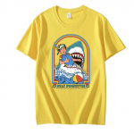 See olen mina naljakas, j&auml;&auml;ge positiivseks Shark Attack Retrokom&ouml;&ouml;dia Naljakas tr&uuml;kitud meeste T-s&auml;rgid Naiste suve T-s&auml;rk T&auml;navar&otilde;ivad Topid T-s&auml;rk Paarid Riided XXXXL valge