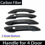 Carbon Fiber Exterior Door Handle For Hyundai Elantra 2022 CN7 7th Generation 2023 Avante i30 Sedan Car Accessories Carbon Fiber