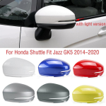 Honda Fit Jazz Shuttle GK5 2014-2018 jaoks  Auto tiibukse k&uuml;lgpeegli kattesirm Korpuse maja V&auml;lispeegli kate unpainted right