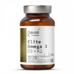 Ostrovit Elite Omega 3, D3+K2, 30 kork