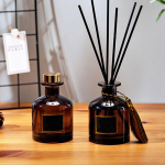 50ml L&otilde;hnakaunistus rotangist pulgad puhastavat &otilde;hku aroomi difuusori komplekt aroomiteraapia elutoa kontoris ilma tule eeterliku &otilde;lita Blue Wind Chimes