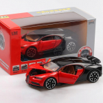 1:32 skaalaga Bugatti Chiron Diecast automudeli m&auml;nguasi, tsingisulamist tagasit&otilde;mmatav s&otilde;iduk tulede ja muusikaga lastele Poiss-s&otilde;brale m&otilde;eldud noorte kingituste kollektsioon 1/32-14.3x6.7x3.8cm
