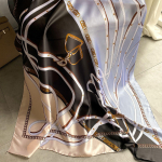 Kvaliteetsed luksuslikud siidist sallid peapael Sallid kaelasall naistele kett siidist sall naiste dekoratiivne sall 180-90cm