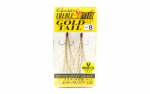 Gamakatsu 42187 Treble Hook SP MH Feather Gold Saba suurus 8 (6836)