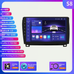 Hizpo 9-tolline pea&uuml;ksus 2-dine auto Android-raadio multimeediumipleier Toyota Tundra Sequoia jaoks 2-dine autoraadio video GPS Navi WiFi Carplay 4G DSP DVR kaamera S8 8Core 8G 128G AI