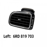 Ruili258 jaoks VW Cross Polo 5 6R GTI 1. faasi sedaani luuk Vento 2011-2013 l&auml;ikiv must eesmine armatuurlaud AC &otilde;hu v&auml;ljalaskeava Piano black left