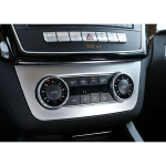 Car Central control air conditioner outlet adjustment panel Frame Trim For Mercedes Benz GLE GLS ML GL Class W166 Option C gray