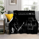 3D R-Rammstein Heavy Metal Band Sildi tekk, Pehme tekk koju Magamistoa voodi diivan Pikniku reisikontori kattetekk lapsele 180cm x 230cm