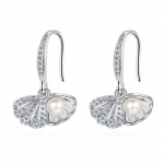 Ehtsad 925 Sterling Silver Origin Pearl Drop K&otilde;rvar&otilde;ngad Naistele Peened Aros Mujer Oreja Loodusliku P&auml;rli v&auml;&auml;riskivist Orecchini K&otilde;rvar&otilde;ngad valge