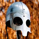 Viikingi kiiver Keskaegne r&uuml;&uuml;tli s&otilde;dalane Armor kiiver V&auml;ike viikingi vandaal cosplay kiiver SCA LARP kiiver Parim kingitus