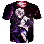 3D Prinditud Anime Killua T-s&auml;rk Hunter X Hunter Hip Hop T-s&auml;rk Mehed Naiste Mood T&auml;navar&otilde;ivad T-s&auml;rk Harajuku vabaaja topid M