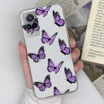 Vivo U10 U20 V11 V15 V17 Pro S1 S1 S10 S12 S15 S16 Pro V21 V27 Fashion Butterfly Flower kaitsev l&auml;bipaistev pehme silikoon TPU &uuml;mbris Vivo kaitseraua jaoks Vivo iQOO Neo3