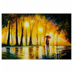 Abstraktsed maastiku&otilde;limaalid, prinditud l&otilde;uendile seinakunstid, plakatid ja v&auml;ljatr&uuml;kid kaasaegsed seinapildid elutoa sisekujunduseks Cuadrose taust 20x40cm