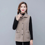 S&uuml;gis- ja talvine soe naiste vest Sweetheart varrukateta pealismantel M roosa