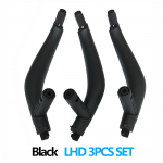 3TK komplekt LHD RHD siseuks vasak parem T&otilde;mbek&auml;epide trimmikate BMW X5 X6 F15 F16 jaoks LHD  Black Set